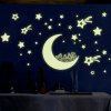 Fosforová nálepka na zeď Měsíc a hvězdy (Barva 1.)