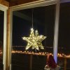 2017 hvezda dekoracni zlata 40cm