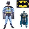 Karnevalový kostým Batman se svaly (Barva Sivá, Veľkosť 125-135cm Veľkosť)