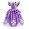 Kostým princezna Sofie (Barva Fialová, Veľkosť 110 Veľkosť)