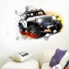 3D nálepka na zeď Auto Hummer (Barva 40 x 60 cm)
