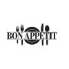 Nálepka Bon Appetit (Barva Bílá)