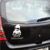 Nálepka na auto Baby on board (Barva Stříbr ná)