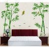 1195 3d nalepka na zed bambusovy les