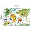 235 2 nalepka na zed detska mapa sveta