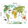 235 3 nalepka na zed detska mapa sveta