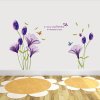 784 1 nalepka na zed fialove lilie