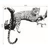 721 3 nalepka na zed leopard na strome
