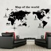 1156 nalepka na zed mapa sveta