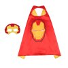 Plášť+Maska Ironman Červená (Barva Červená, Veľkosť UNI Veľkosť)