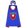 Plášť+Maska Kapitán Amerika (Barva Modrá, Veľkosť UNI Veľkosť)