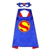 Plášť+Maska Superman Modrá II. UNI Velikost (Barva Modrá II., Veľkosť UNI Veľkosť)