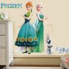 82 2 3d nalepka na zed frozen anna elsa a olaf
