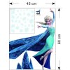 43 6 3d nalepka na zed frozen elsa