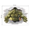 1018 2 3d nalepka na zed hulk ve zdi