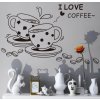 181 3d nalepka na zed i love coffee