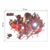 1012 3 3d nalepka na zed iron man ve zdi