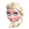 Karnevalová maska Frozen Elsa