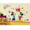 1234 3d nalepka na zed mickey a minnie balloons
