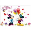 1234 1 3d nalepka na zed mickey a minnie balloons