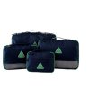 4-dílná sada cestovních tašek 5 druhů (Barva Modrá)