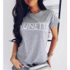 Dámské triko Brunette Šedá UNI Velikost (Barva Sivá, Veľkosť UNI Veľkosť)
