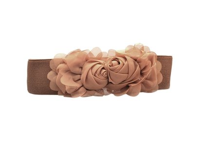 Dámsky opasok Roses - 5 farieb (Farba Sivá, Veľkosť UNI Veľkosť)