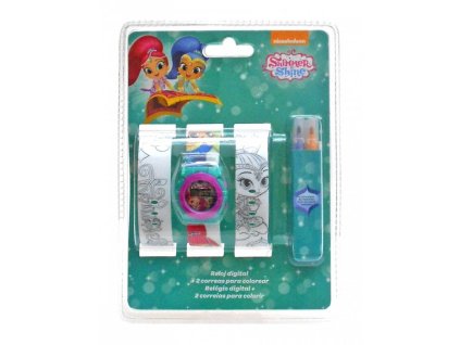 1690 dekoratívna sada shimmer shine hodinky a fixky