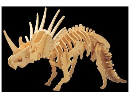 94 drevená 3d stavebnica styrakosaurus