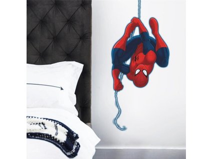 577 3d nalepka na stenu spiderman super hrdina