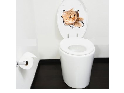 Nálepka na wc Cat II.