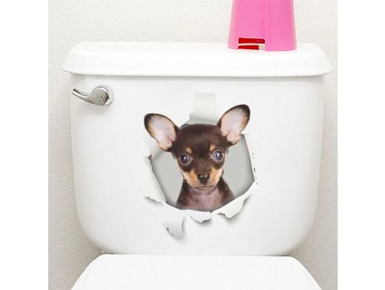 Nálepka na WC Ratlík (Farba 1.)