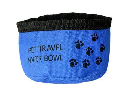 Prenosná miska pre psa UNI Veľkosť Modrá (Farba Modrá, Veľkosť UNI Veľkosť)