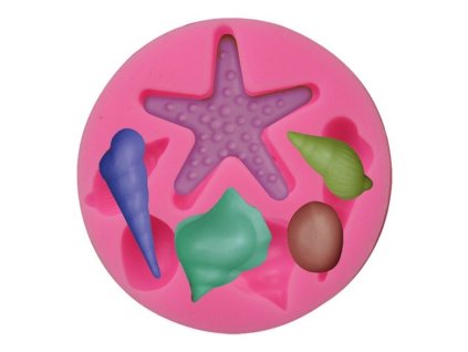 Silikónová forma Mušle (Porádia 6 cm)