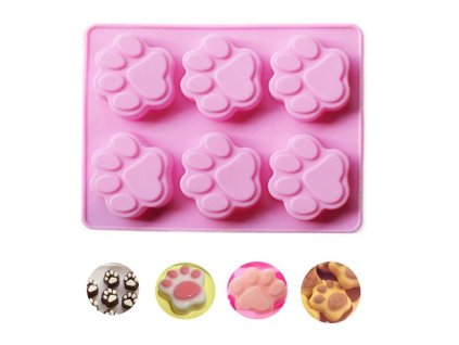 Silikónová forma Psie labky (Porádia 1)