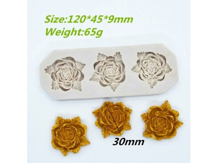 808 silikónova forma ruže