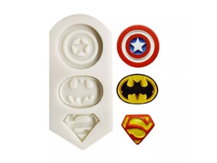 Silikónová forma Superhrdinovia (Poradie Avengers)