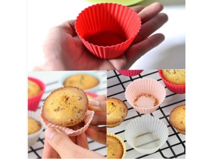 274 silikónové formy na muffiny 12ks