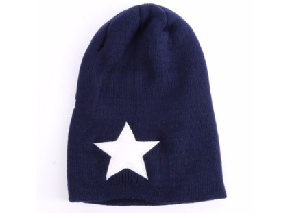 Štýlová čiapka Beanie Star (Farba Sivá)