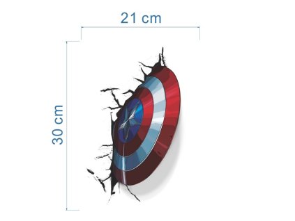 1384 3d nalepka stit kapitan amerika