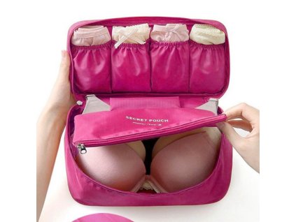 Cestovná taška na spodnú bielizeň viacerých farieb (Farba Svetloružová)