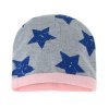 Detská bavlnená čiapka Stars - 5 farieb (Farba Sivá, Veľkosť UNI Veľkosť)
