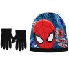 Detská čiapka s rukavicami Spiderman Čierna 52-54 cm Veľkosť (Farba Čierna, Veľkosť 52-54 cm Veľkosť)