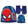 Detská čiapka s rukavicami Spiderman Čierna 52-54 cm Veľkosť (Farba Čierna, Veľkosť 52-54 cm Veľkosť)