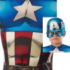 Detský kostým Kapitán Amerika (Farba Modrá, Veľkosť 110-120 Veľkosť)