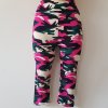 Fitness 3/4 legíny Army Army ružová S/M Veľkosť (Farba Army ružová, Veľkosť S/M Veľkosť)