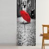 940 3d nalepka na dvere red umbrella