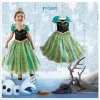 Karnevalový kostým Anna princezná (Farba Zelená, Veľkosť 100 Veľkosť)