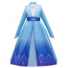 Karnevalový kostým Frozen 2 Kráľovná Elsa - 2 druhy (Farba Modrá, Veľkosť 110 Veľkosť)