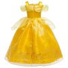 Karnevalový kostým Princezná Bella (Farba Žltá, Veľkosť 110 Veľkosť)
